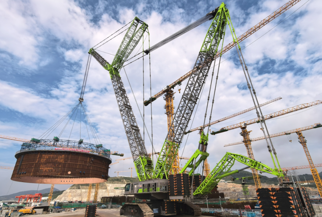 Module 4 of Steel Liner for Unit 3 of San'ao Nuclear Power Plant Successfully Hoisted