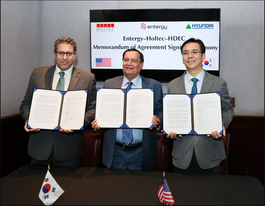 Holtec, Entergy et Hyundai Engineering & Construction évaluent les opportunités de déploiement du SMR-300 dans le sud des États-Unis