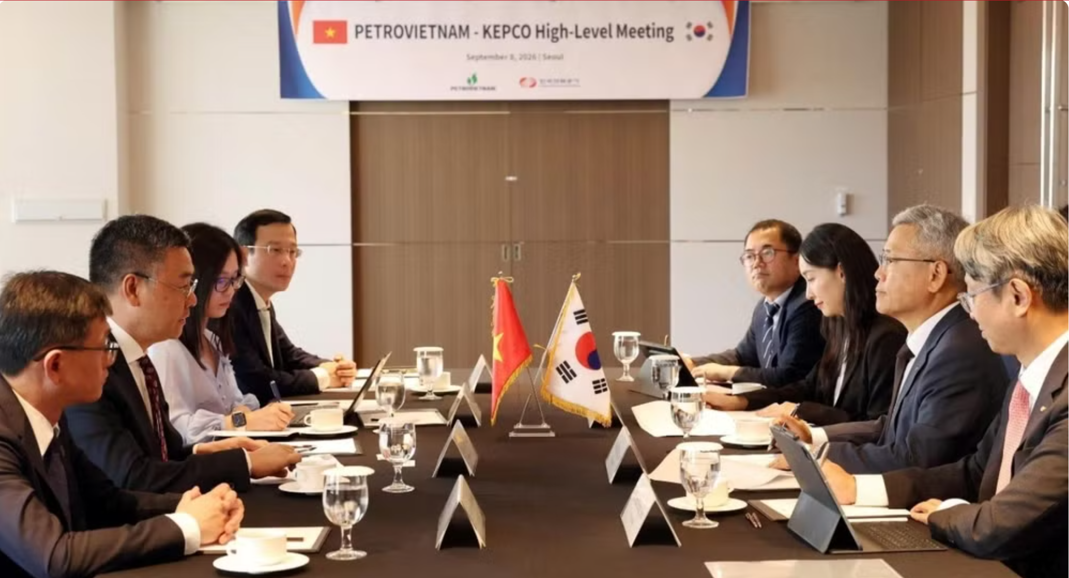 Le Petrovietnam vietnamien et la Korea Electric Power Corporation progressent dans la coopération sur le nucléaire de Ninh Thuận 2