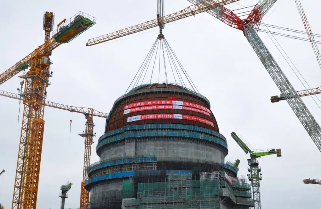海南昌江核电4号机组首台蒸汽发生器水压试验圆满成功