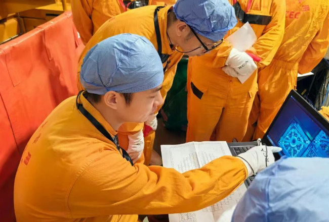福建漳州核电厂2号机组首次装料活动顺利完成