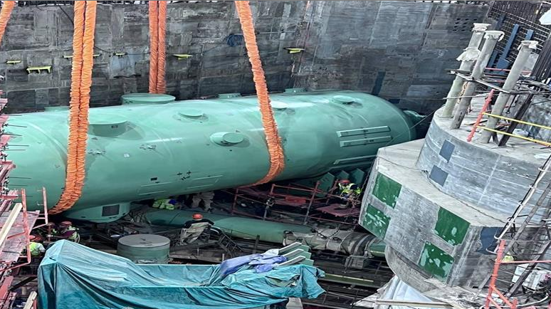 Installation of First Steam Generator Begins at Egypt's El Dabaa Nuclear Power Plant, Total Capacity to Reach 4,800 MW