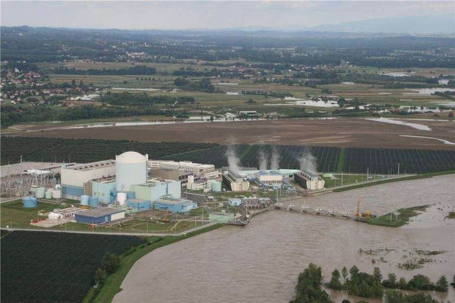La centrale nucléaire de Krško réduira sa puissance en raison de la pression de la température de l'eau de la rivière Sava