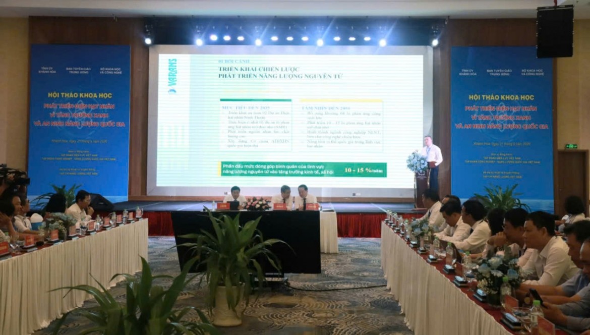 Le Vietnam organise un colloque scientifique sur le thème « Développer l'énergie nucléaire pour promouvoir la croissance verte et la sécurité énergétique nationale »