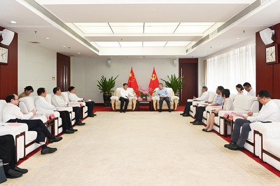 中国华能舒印彪邓建玲拜会海南省委书记沈晓明、省长冯飞