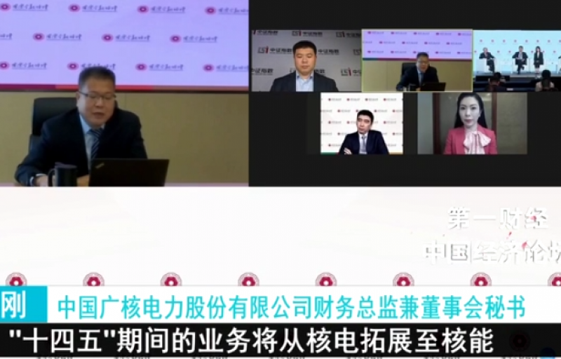 中国广核：“十四五”期间的业务将从核电拓展至核能