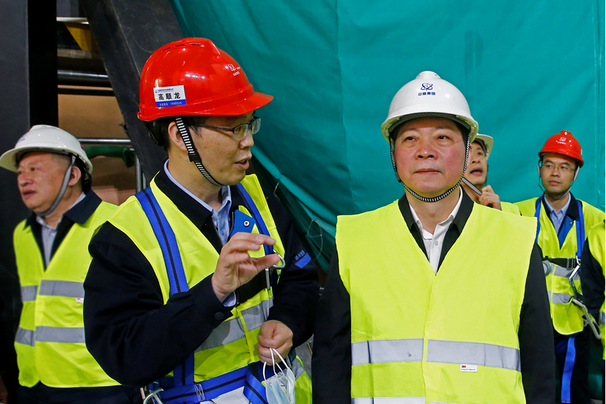 福建省生态环境厅党组副书记、副厅长洪平一行莅临漳州能源调研指导