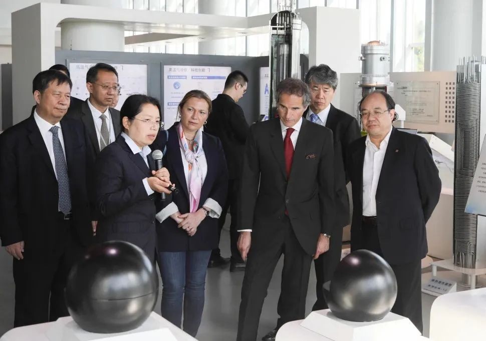 国际原子能机构总干事格罗西，参访华能石岛湾高温气冷堆示范工程！