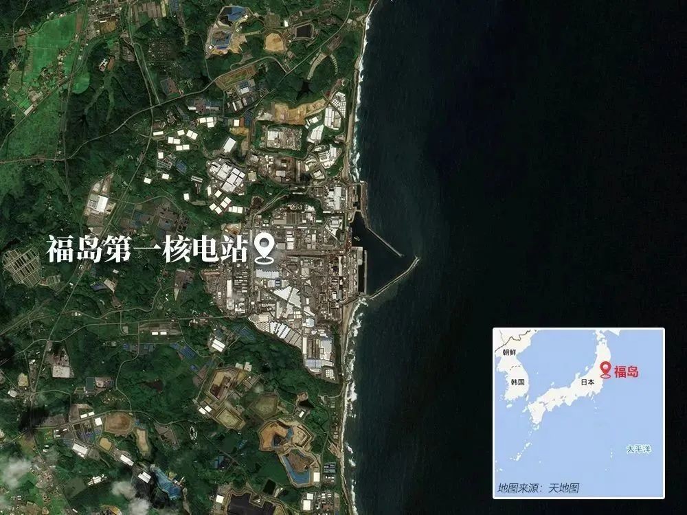 日本福岛核电站储存巨量核污染水，卫星图对比触目惊心