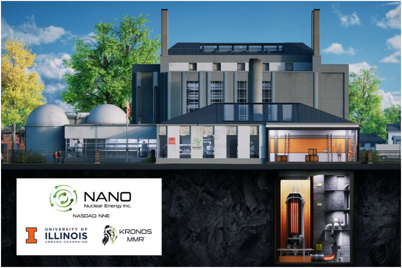 NANO Nuclear携手多方推进UIUC微型核反应堆项目