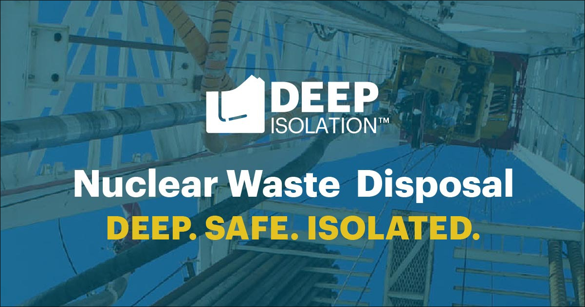 美国初创公司Deep Isolation Nuclear即将利用水力压裂技术储存核废料