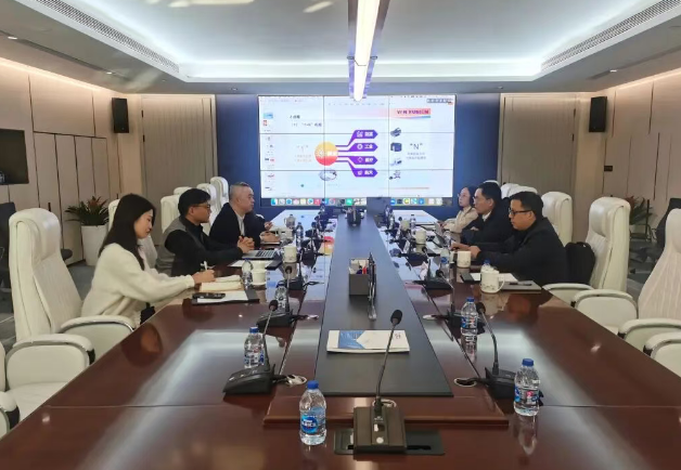 上海市核电办主任陆海宾一行赴岩超聚能公司调研