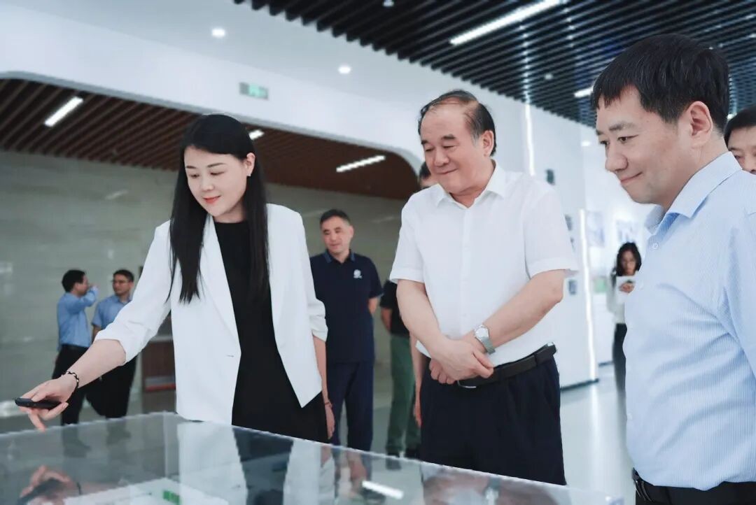 合肥市政协主席韩冰一行莅临中科离子调研指导