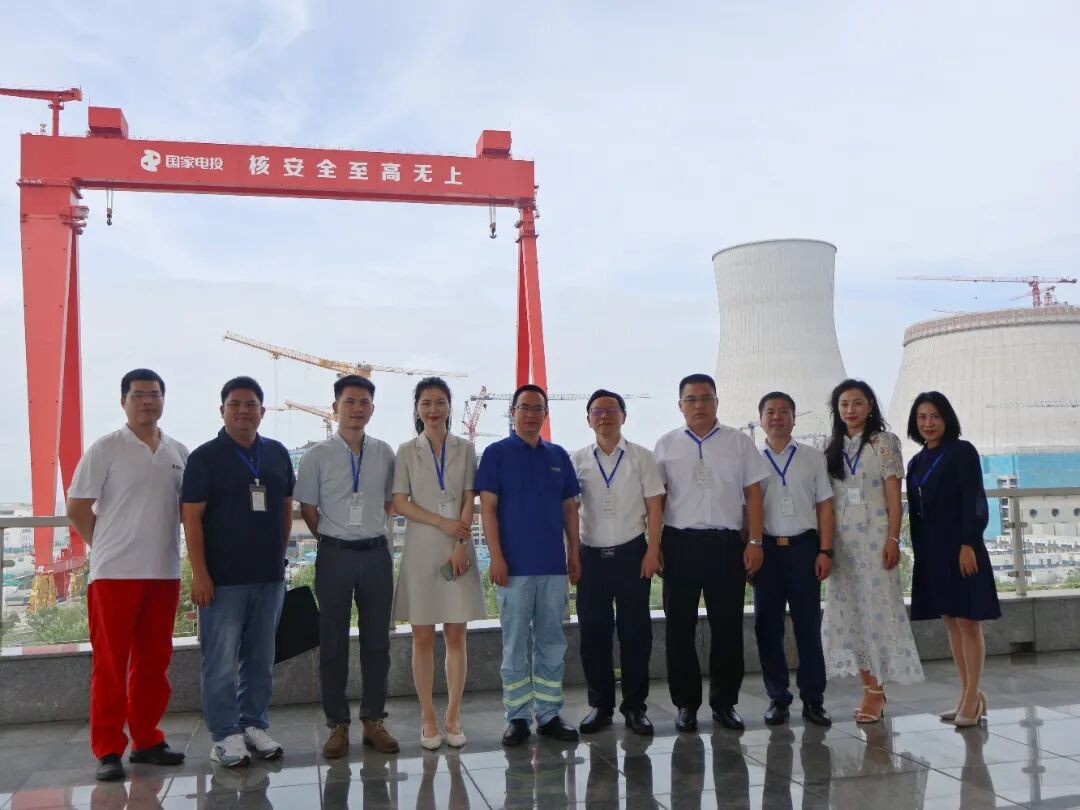 广东省辐射防护协会赴湛江核电交流核电辐射防护工作